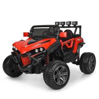 купить Внедорожник для детей с полным приводом Bambi M 3804EBLR-3 кожаное сиденье (красный)