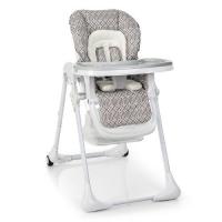 купить Стульчик для кормления детей Bambi M 3890-1 из кожы (серый)