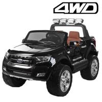 купить Детский электромобиль джип Ford M 3573EBLRS-2 четыре мотора кожаное сиденье и автокраска (черный)