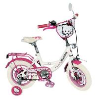 купить Двухколесный детский велосипед 14" HK 0074 W Hello Kitty (белый с розовым)