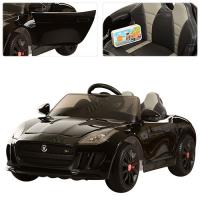 купить Спортивный электромобиль для детей JAGUAR M 3162EBLRS-2 колеса EVA (черный)