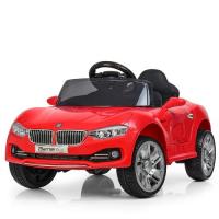 купить Детский электромобиль BMW Bambi M 3175EBLR-3 с кожаным сиденьем (красный)