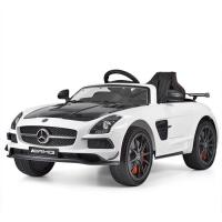 купить Электромобиль для детей Mercedes AMG M 2760 EBLR-1-2 два мотора (белый с карбоном)