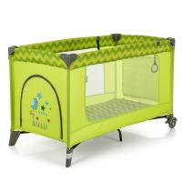купить Детский манеж El Camino ME 1016 SAFE Green Zigzag с входом и карманом (зеленый)