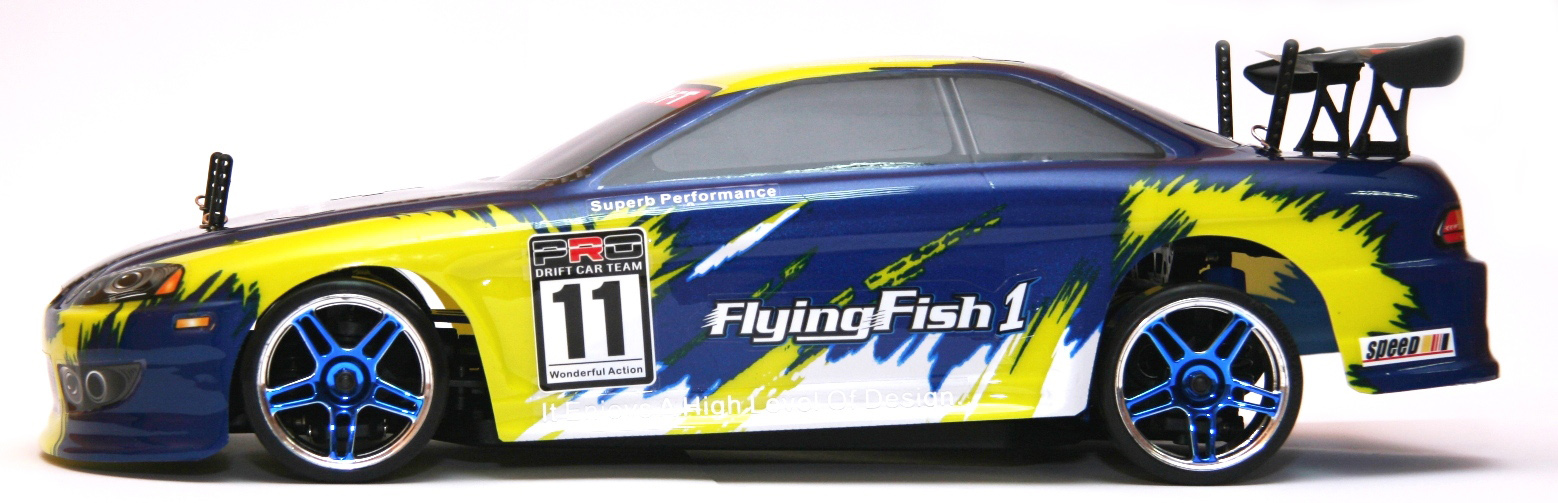 фото Радиоуправляемая модель Дрифт 1:10 Himoto DRIFT TC HI4123BL Brushless (синий)