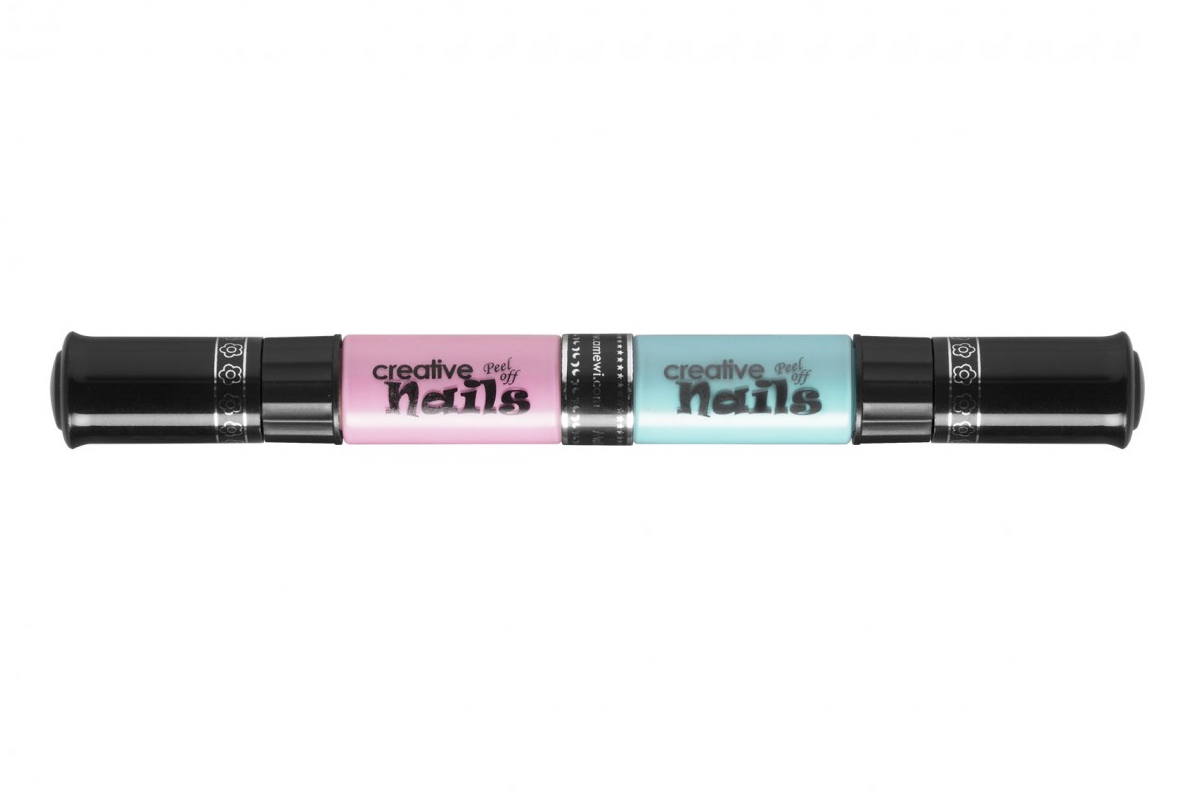 фото Детский лак-карандаш для ногтей Malinos Creative Nails на водной основе (2 цвета бирюзовый + розовый)