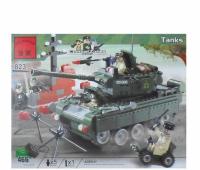 купить Детский конструктор BRICK 823 "Танк", 466 деталей