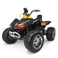купить Детский квадроцикл Bambi M 3620EL-2 колеса EVA и кожаное сиденье (черный)