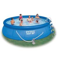 купить С фильтрующим насосом надувной бассейн Intex Easy Set Pool 56409 (457х107 см)  и аксессуарами