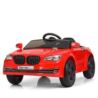 купить Детский автомобиль BMW M 3293EBLR-3 с кожаным сиденьем (красный)