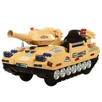 купить Детский электромобиль танк Bambi M 3123R-13 с пультом управления (бежевый)