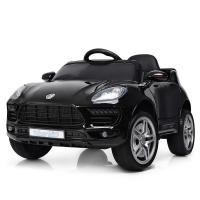 купить Детский джип-электромобиль Porsche Macan M 3178EBLRS-2 радиоуправление и автопокраска (черный)