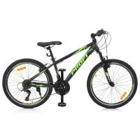 купить Спортивный велосипед 24 дюйма Profi G24PLAIN A24.3 навесное Shimano (черно-синий)