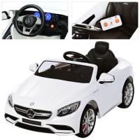 купить Электромобиль для детей машина Mercedes M 2797EBR-1 колеса EVA (белый)