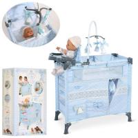 купить Игровой манеж для куклы DeCuevas 53022 кровать гардероб стульчик для кормления карусель 4в1