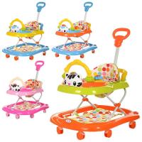 купить Детские ходунки-каталка BAMBI 839-1B родительская ручка коврик