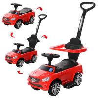 купить Детская каталка-толокар BAMBI M 3503C-3 с родительской ручкой (красный)