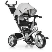 купить Колясочный велосипед TurboTrike M 3113-19 колеса ЕВА (серый)