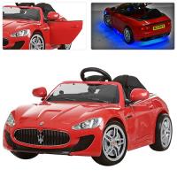 купить Спортивный электромобиль Maserati M 3285EBLR-3 кожаное сиденье (красный)