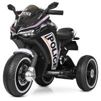 купить Детский трицикл Bambi M 4053L-2 кожаное сиденье и свет в колесах (черный)