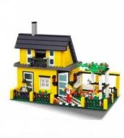 купить Детский конструктор «Домик», (449 деталей) WanGe Toys 32051