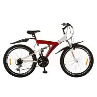 купить Спортивный велосипед 24 дюйма Profi M2415D (красно-белый)