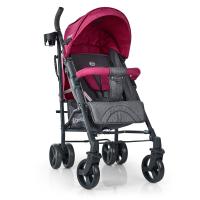купить Универсальная детская коляска El Camino ME 1029 BREEZ Pink прогулочная трость (серо-розовая)