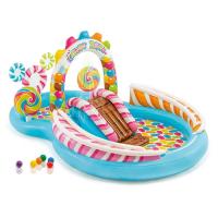 купить Надувной игровой центр Intex 57149 бассейн и горка (295-191-130см)