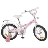 купить Двухколесный велосипед для детей 16 дюймов Profi Original girl G1661 (розовый)