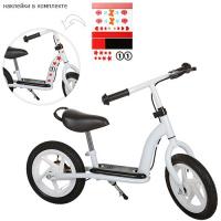 купить Детский беговел 12 дюймов PROFI KIDS M 3438AB-1 резиновые колеса (белый)