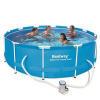 купить Бассейн каркасный Bestway 56414 (366-122 см) с фильтр-насосом