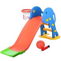 купить Горка для детей Bambi YTE00199 с баскетбольным кольцом мячом и насосом