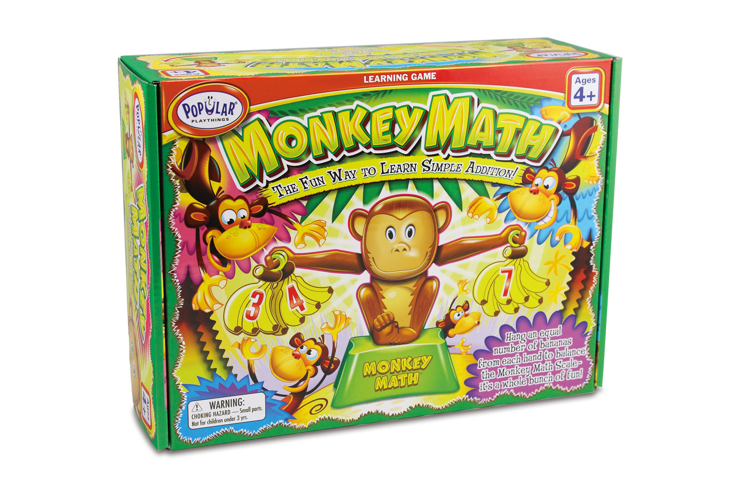 фото Развивающая игра по математике Popular Monkey Math Задачки от мартышки (сложение)