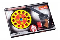 купить Игрушечный пистолет с мишенью Edison Giocattoli Target Game 28см 8-зарядный (485/22)