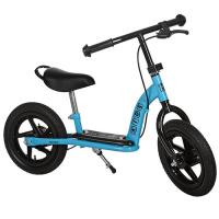 купить Детский беговел 12 дюймов PROFI KIDS M 3438AB-2 резиновые колеса (голубой)