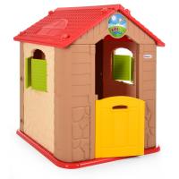 купить Игровой домик для детей M 5397-13 Kids House пластиковый (бежево-красно-желтый)
