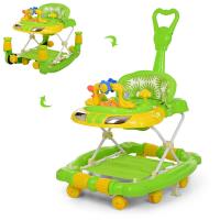 купить Ходунки для детей Bambi M 3849-2 качалка с родительской ручкой (зеленые)