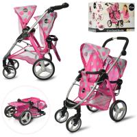 купить Детская прогулочная коляска для куклы Hauck D91248 двухместная