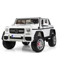 купить Детский полноприводный джип Mercedes Maybach M 4000EBLR-1 кожаное сиденье (белый)