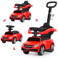 купить Детская каталка-толокар Mercedes AMG 639-3 с родительской ручкой (красная)