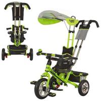 купить Трехколесный велосипед Turbotrike М 5378-3 надувные колеса (зеленый)