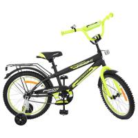 купить Велосипед для детей двухколесный 18 дюймов Profi Inspirer G1851 (черно-салатовый мат)