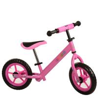 купить Беговел ProfikidsМ 3142-3 для девочек. 12 дюймов (розовый)