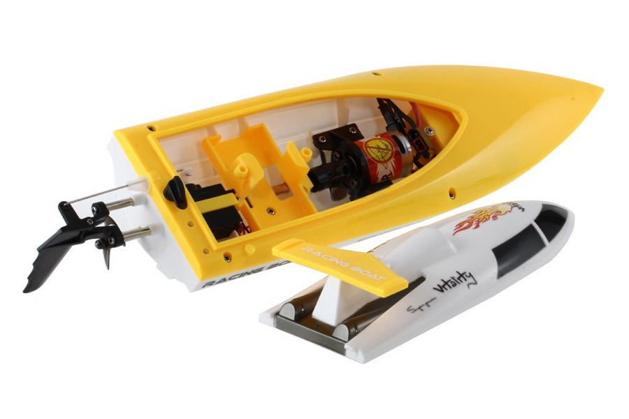 фото Катер на радиоуправлении Fei Lun FT007 Racing Boat (желтый)
