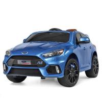 купить Детская машина Ford Focus RS M 3627EBLRS-4 кожаное сиденье и автопокраска (синяя)