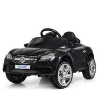 купить Детская машина Bambi M 3177EBLR-2 кожаное сиденье (черная)