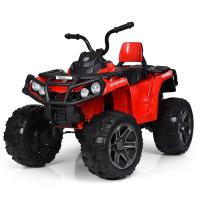 купить Детский полноприводный квадроцикл Bambi M 3999EBLR-3 кожаное сиденье (красный)