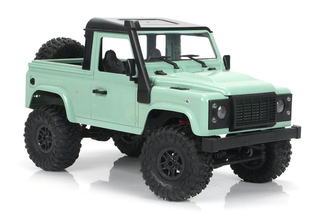 фото Машинка на радиоуправлении 1:12 MN Model Краулер D90 Defender полноприводный (бирюзовый)