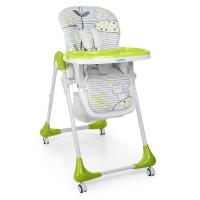 купить Складной стульчик для кормления Bambi M 3233 Cat Green на колесиках (кошки зеленый)