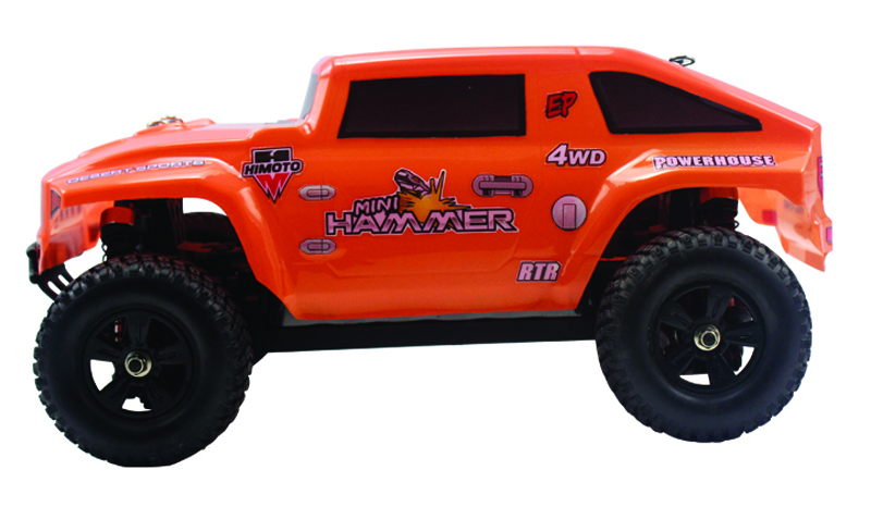 фото Радиоуправляемая модель Хаммер 1:18 Himoto Mini Hummer E18HM (оранжевый)
